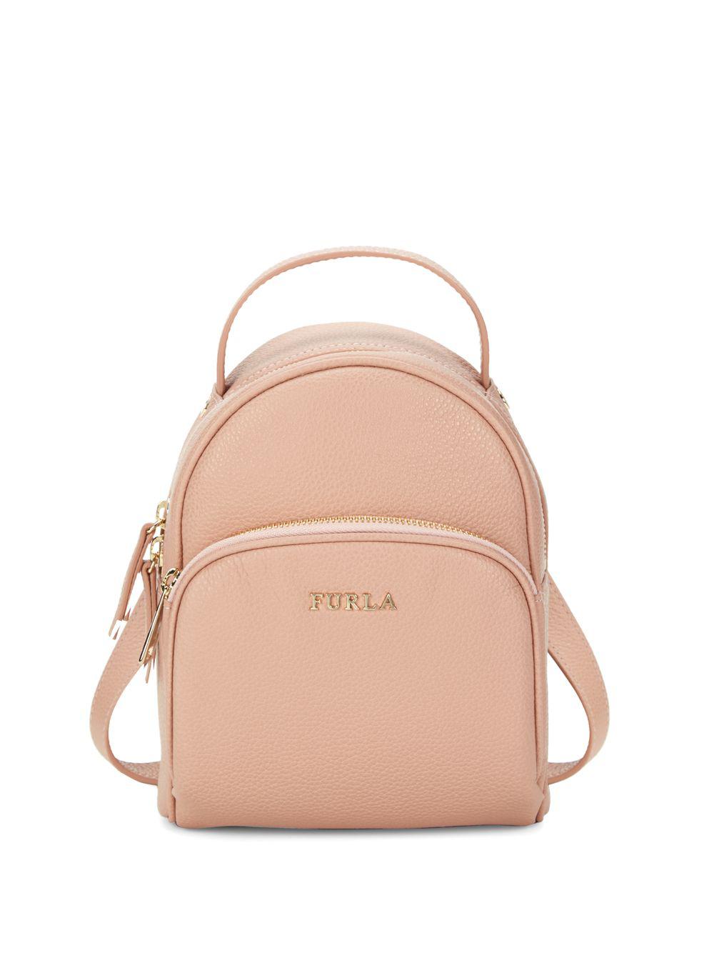 Furla Mini Leather Backpack | Lyst