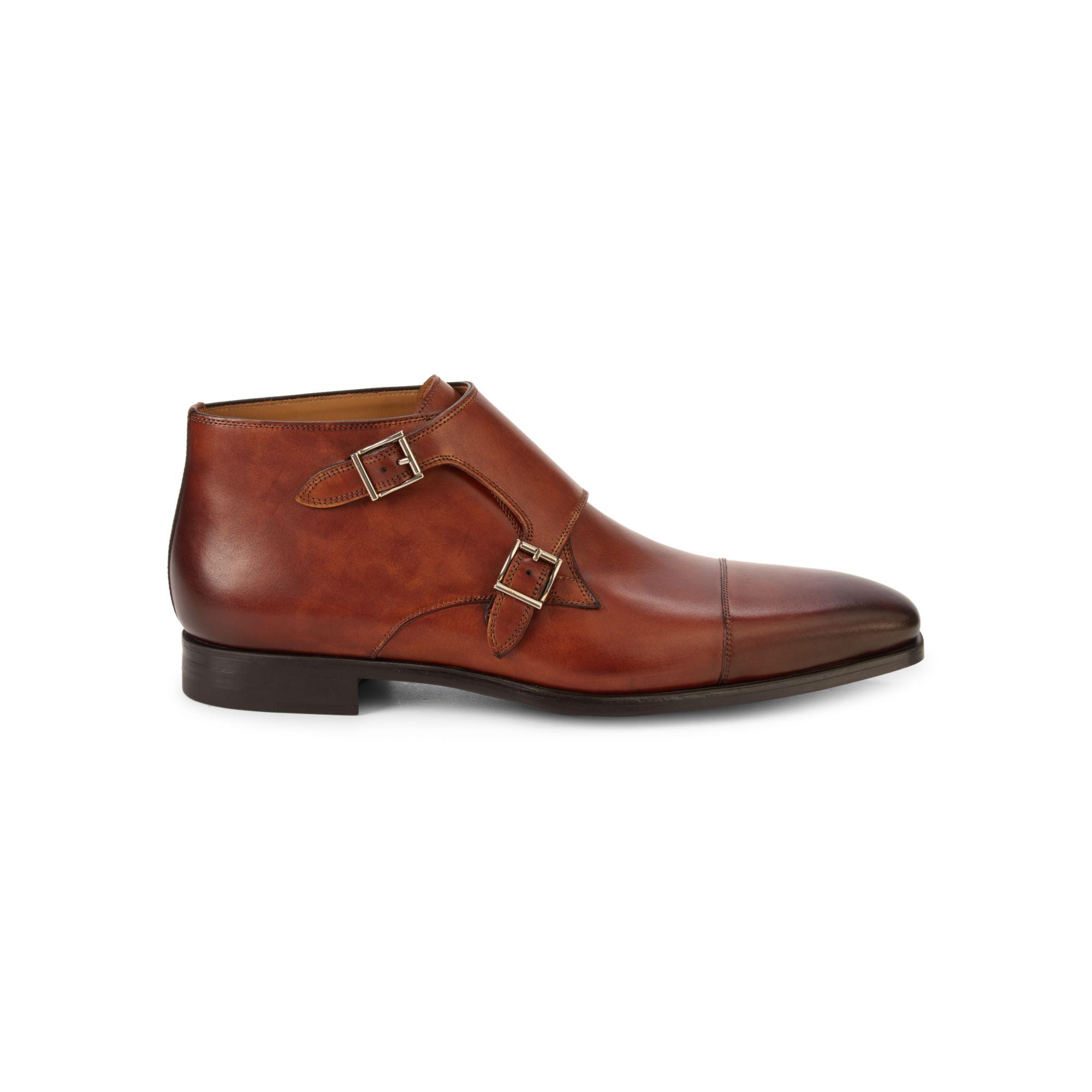 A Twist of Class: Magnanni Double Monk Strap Boot