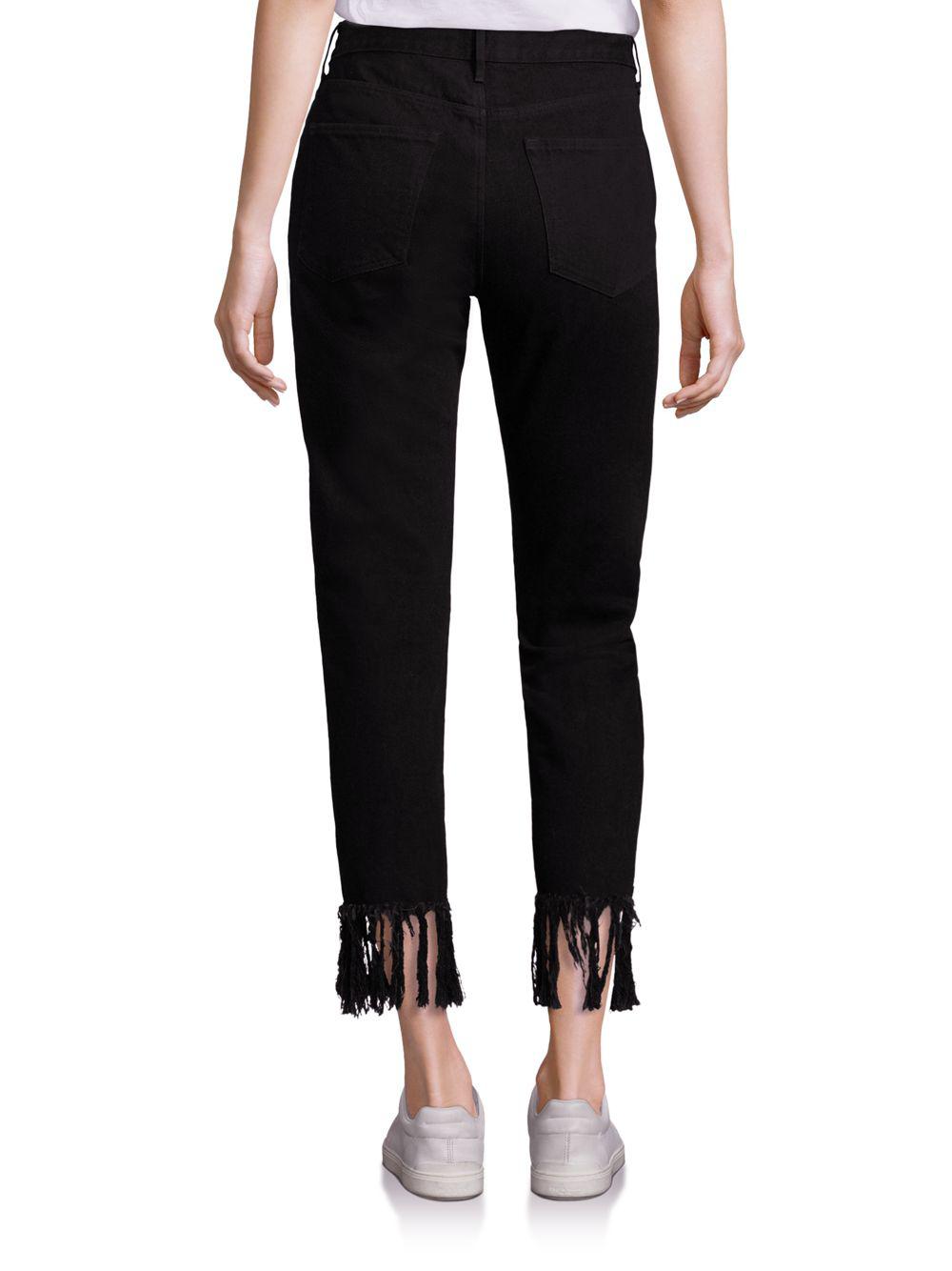 3x1 fringe jeans