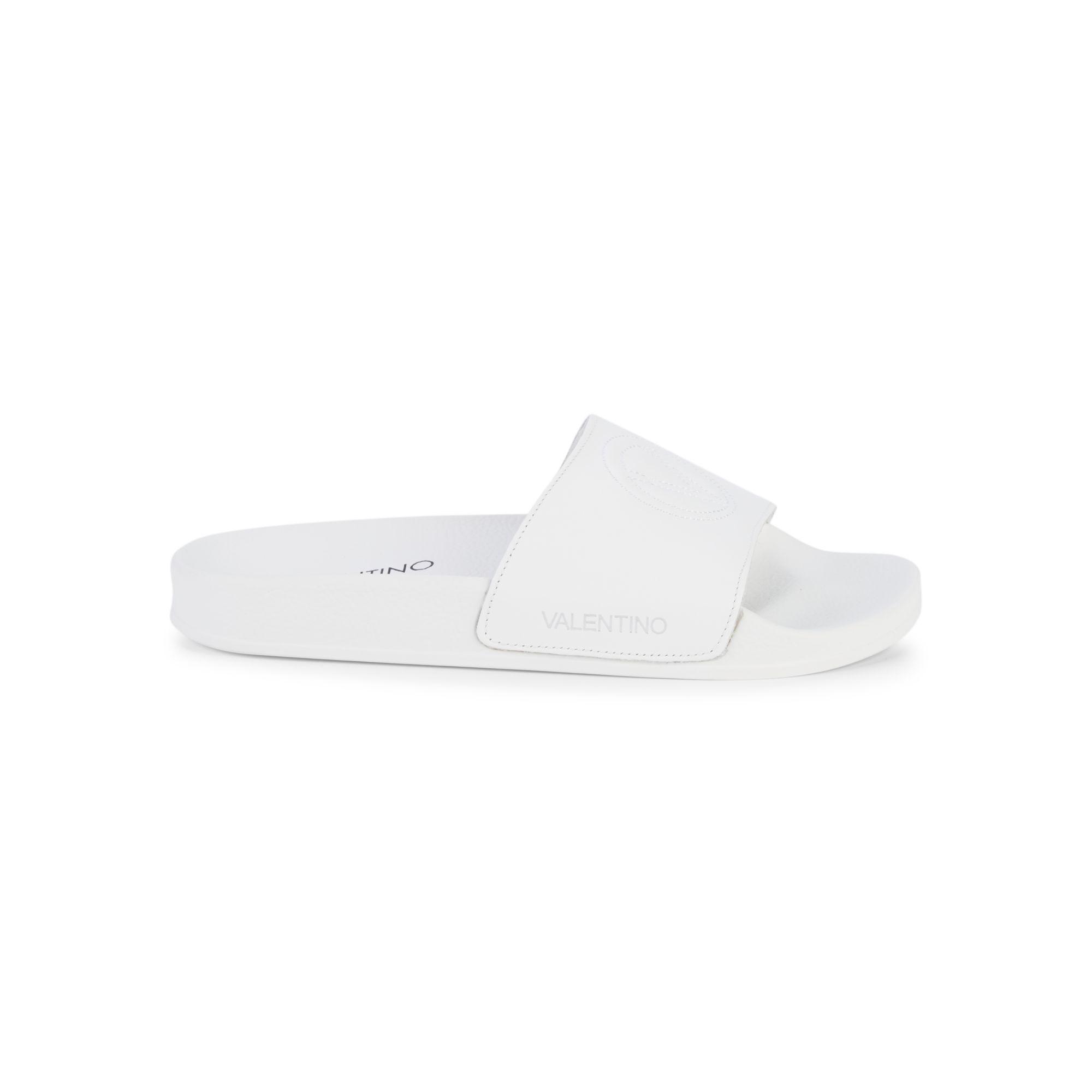 Valentino slides white Clearance