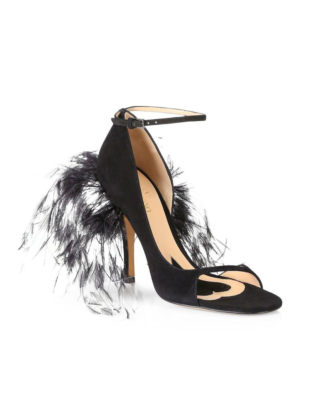 Valentino feather heels Outlet