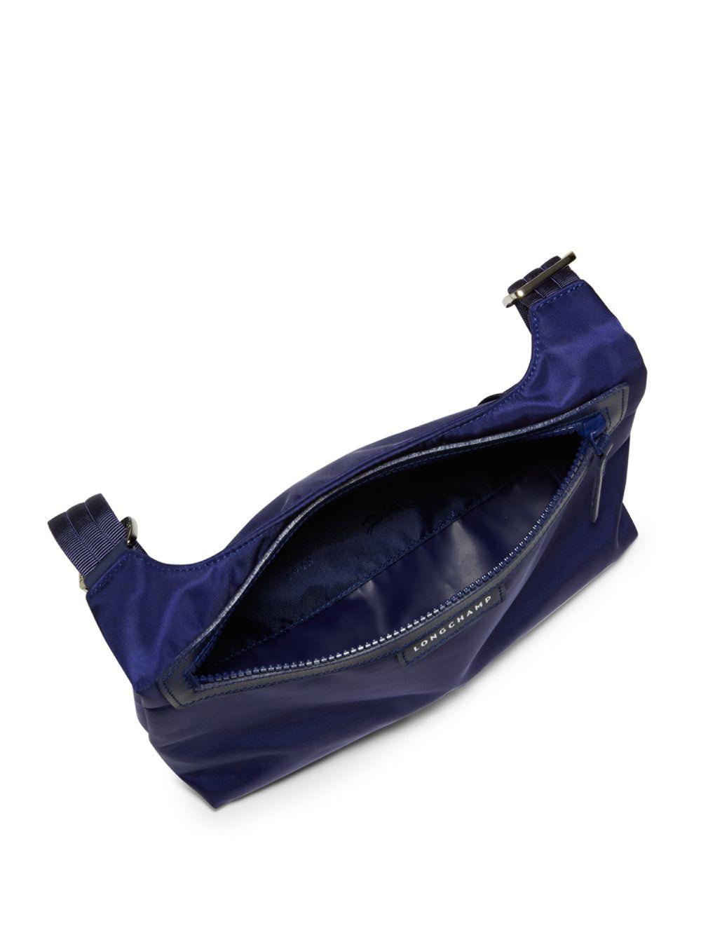 Longchamp Navy Blue Nylon Le Pliage Hobo Longchamp