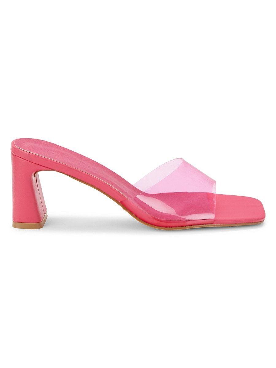 Billini Mollie Block Heel Sandals in Pink | Lyst