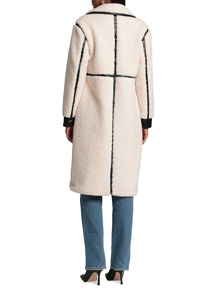 Avec les filles shearling coat store