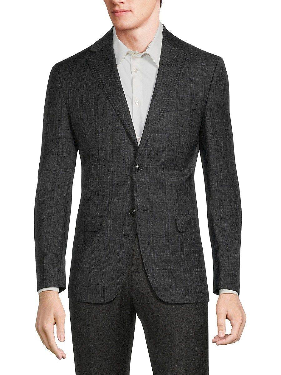 Calvin klein sales plaid blazer