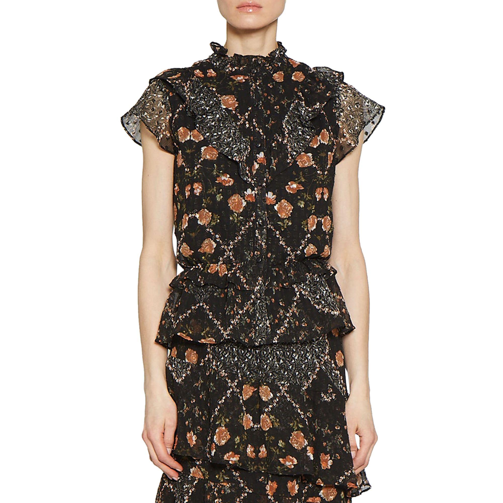 white vintage rose baker hoodie