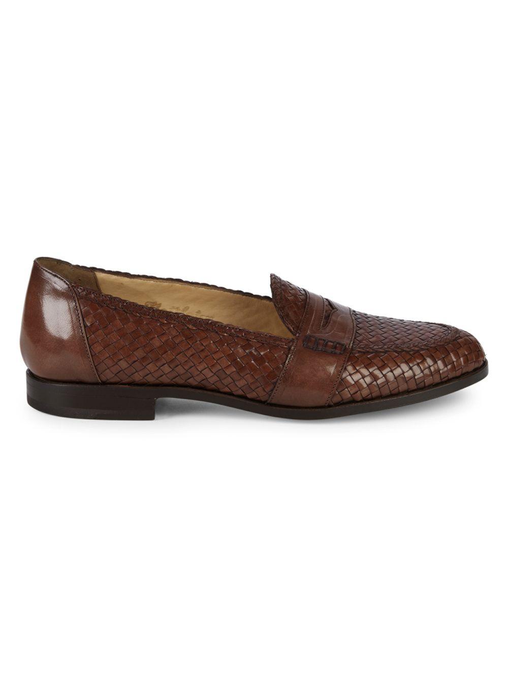 Nettleton Basket Weave Leather Penny 