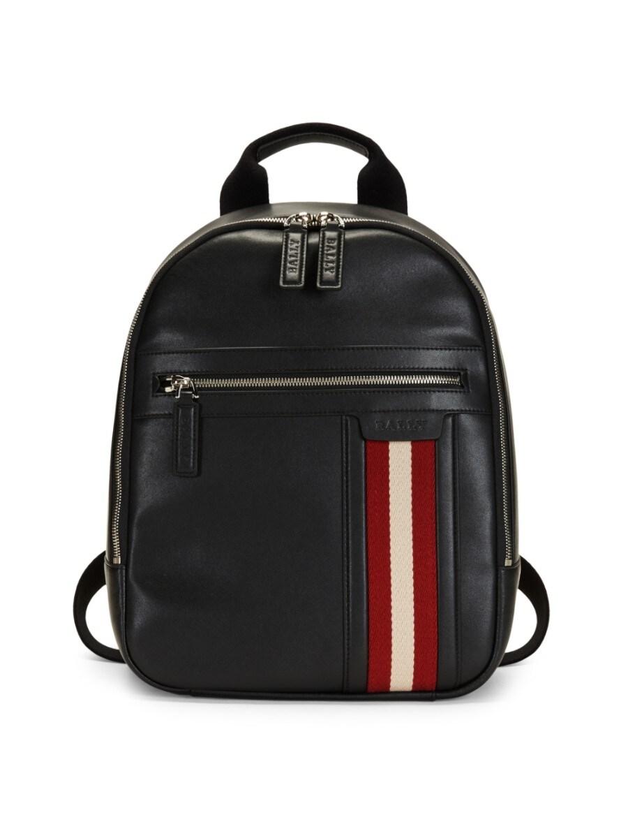 Bally leather backpack hot sale