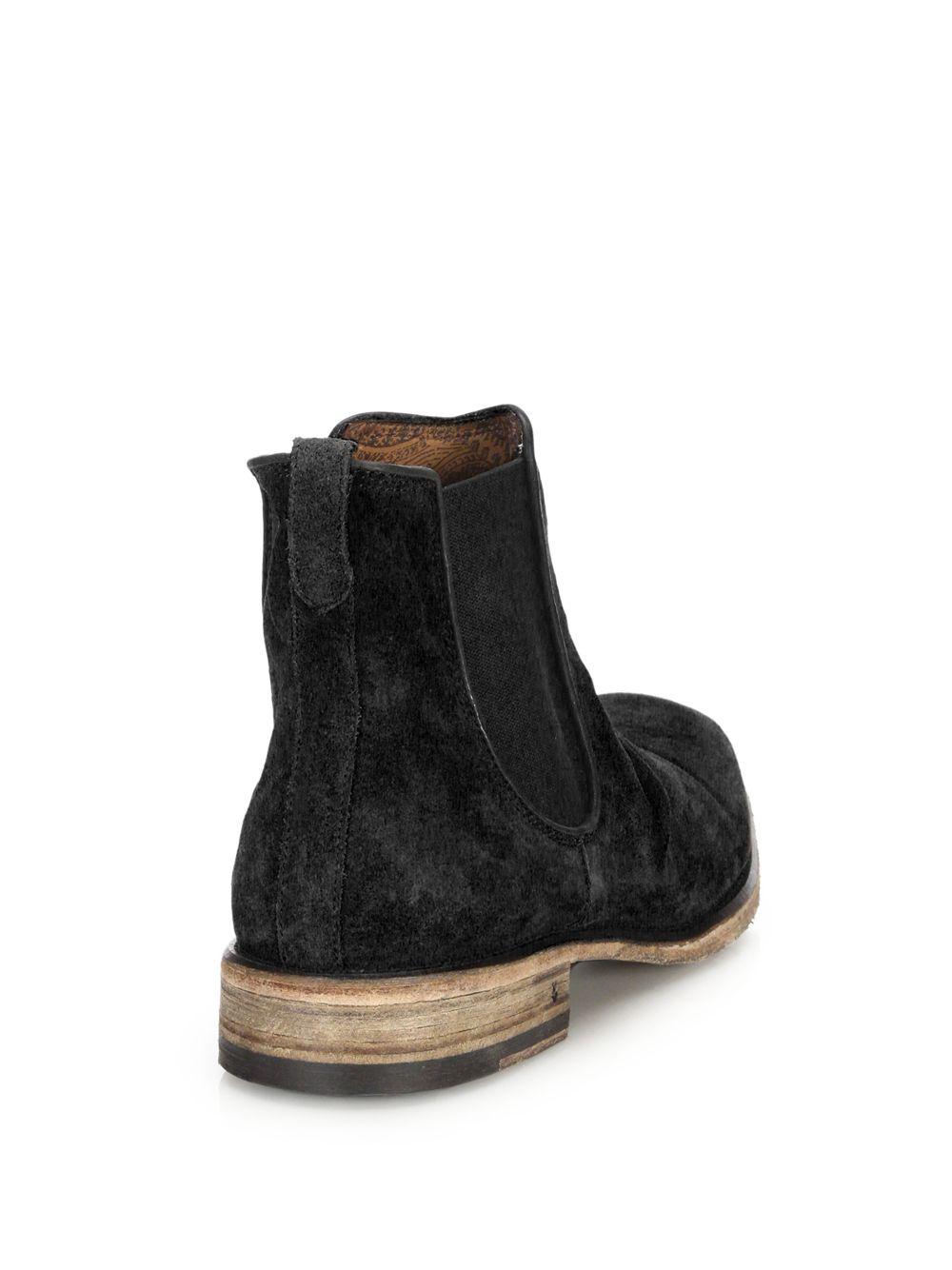 fleetwood suede chelsea boot