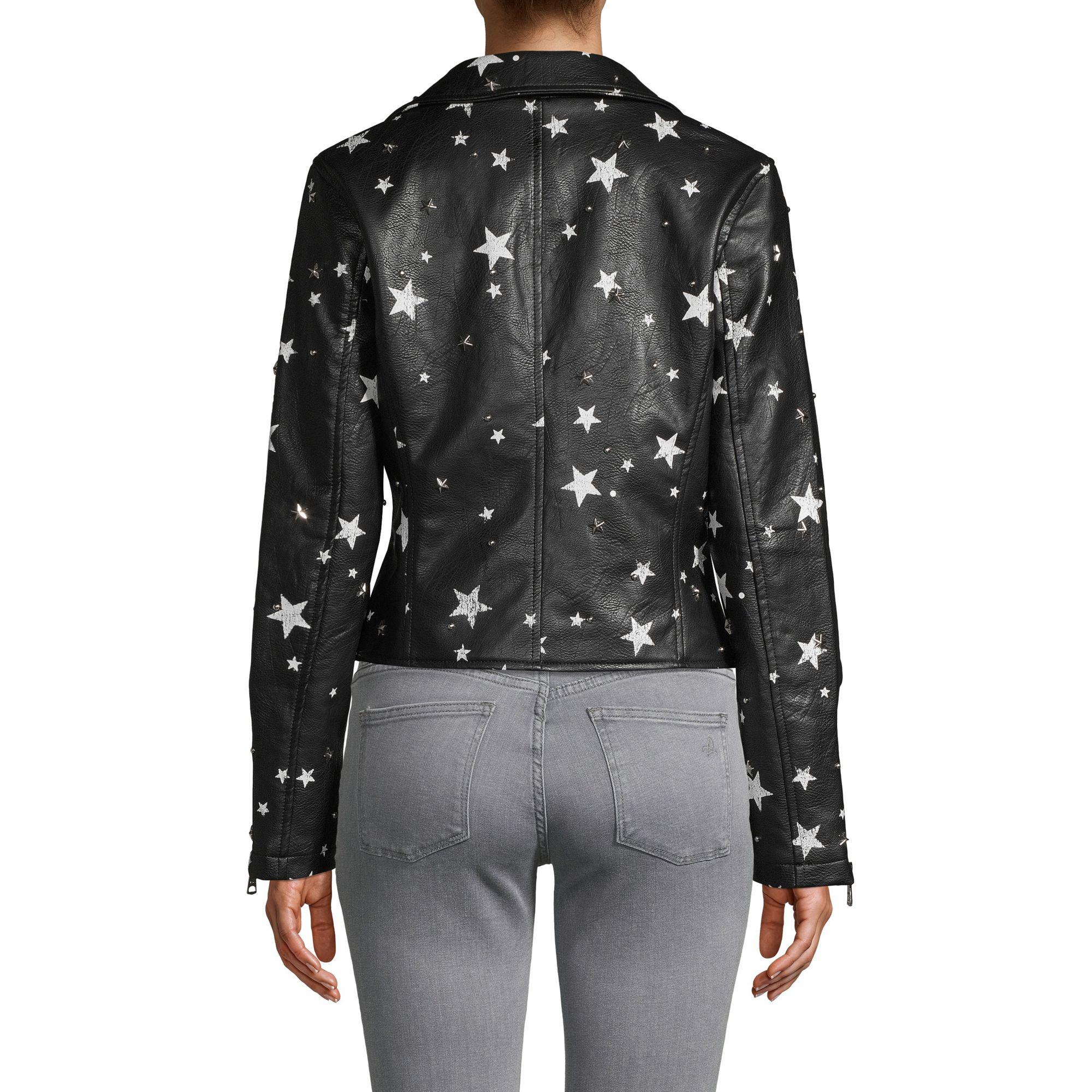 vigoss star leather jacket