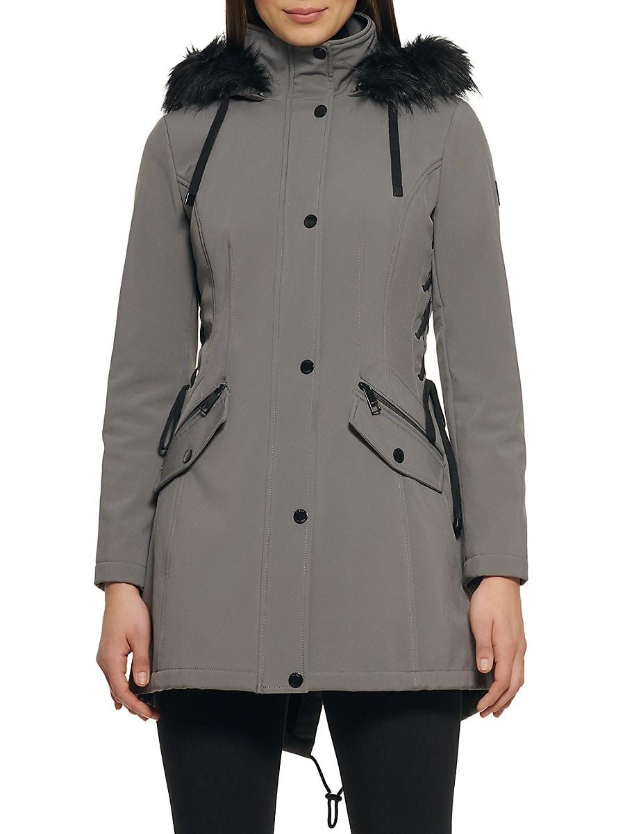 Guess lace top up coat