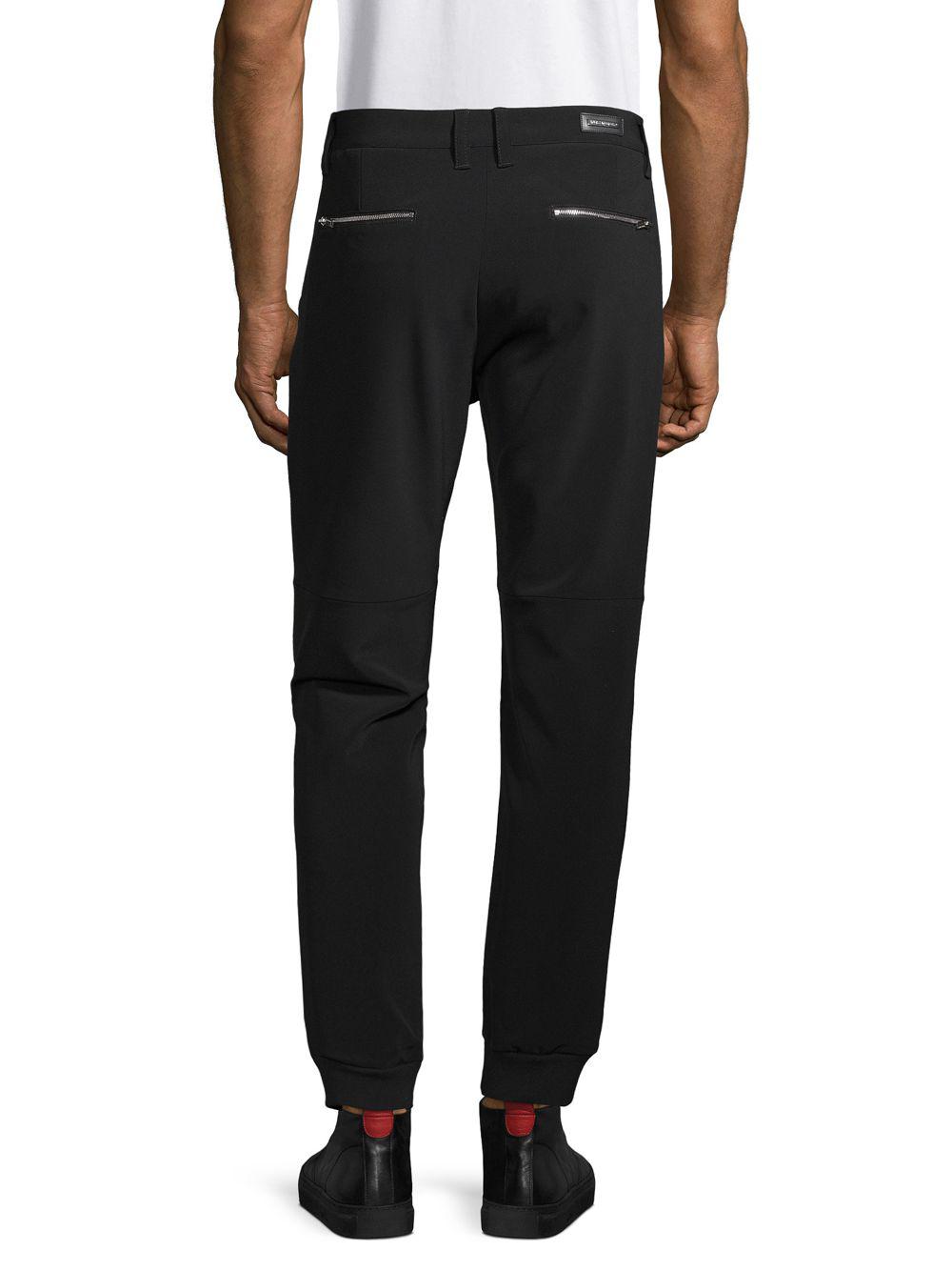Karl Lagerfeld Synthetic Classic Pants in Black for Men - Lyst