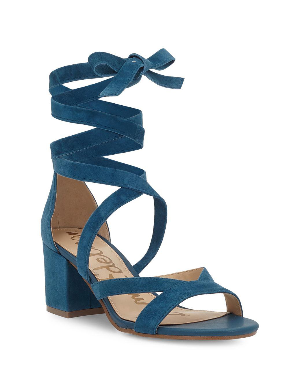 sam edelman blue sandals