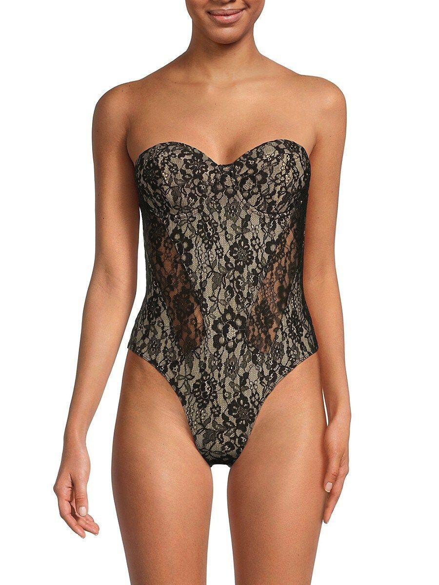 Strapless Lace Bodysuit