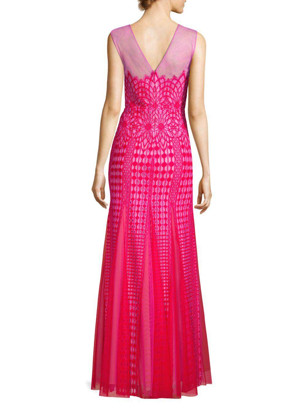 BCBGMAXAZRIA Elinor Sleeveless Lace 