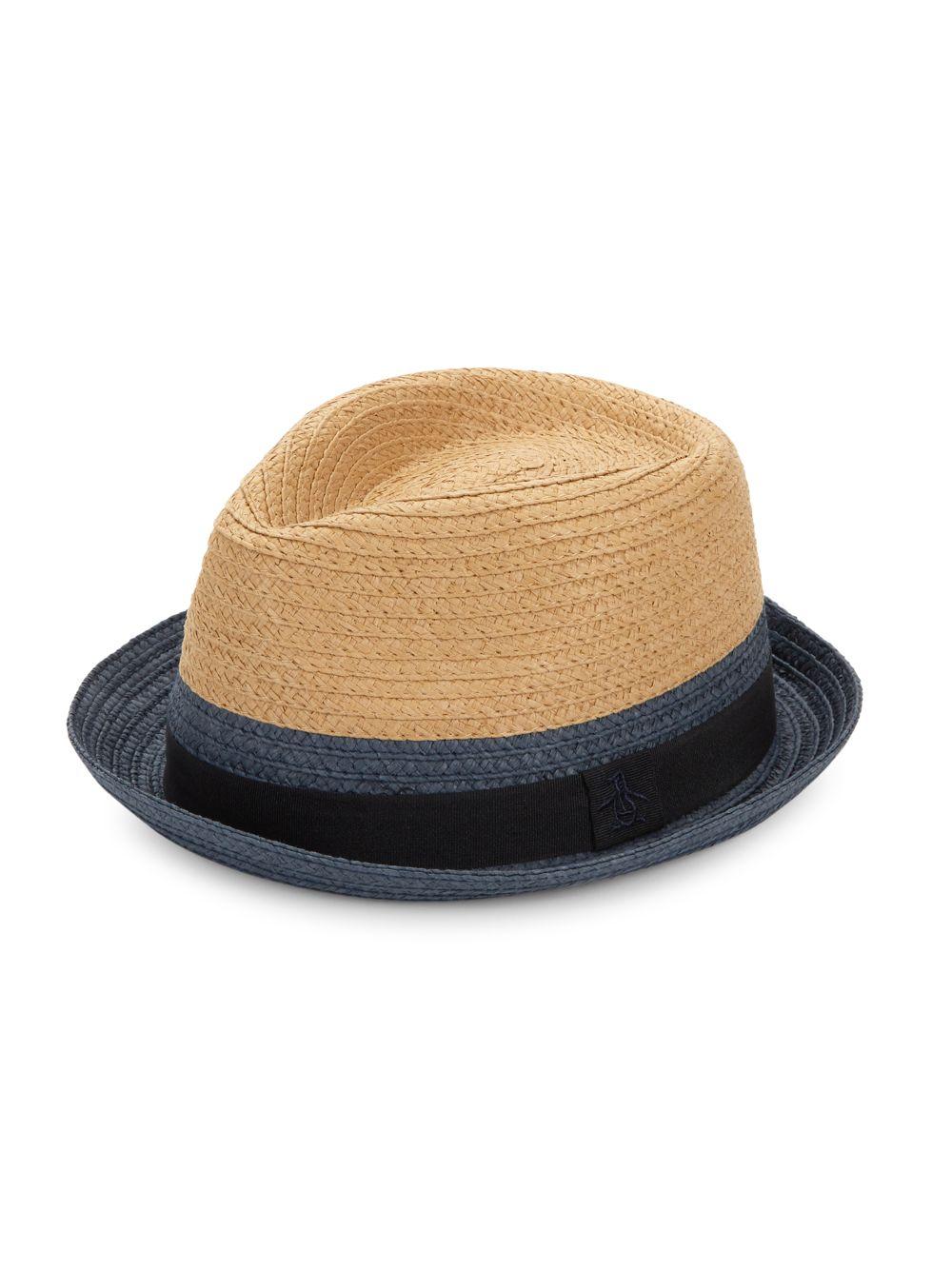 woven pork pie hat