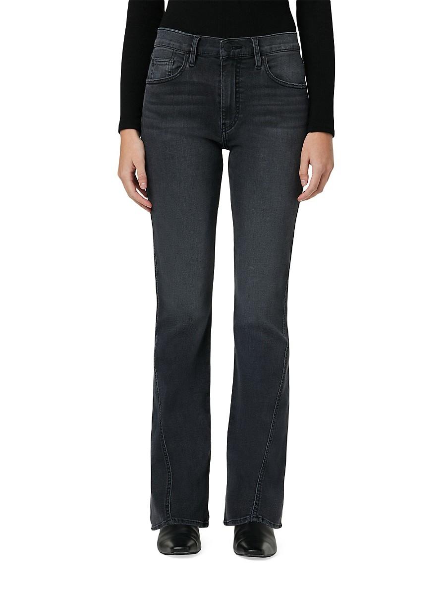 Barbara High Rise Baby Boot Cut Jeans