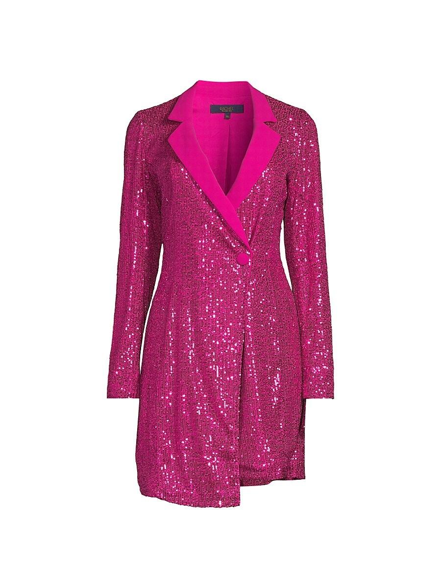 Rachel Roy Griffith Sequin Mini Blazer Dress in Pink Lyst Australia