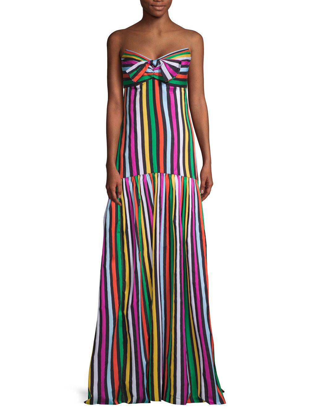 caroline constas strapless dress