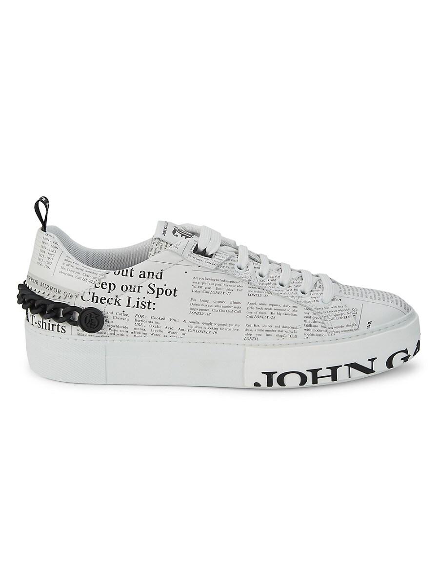 Galliano Sneakers in White for | Lyst