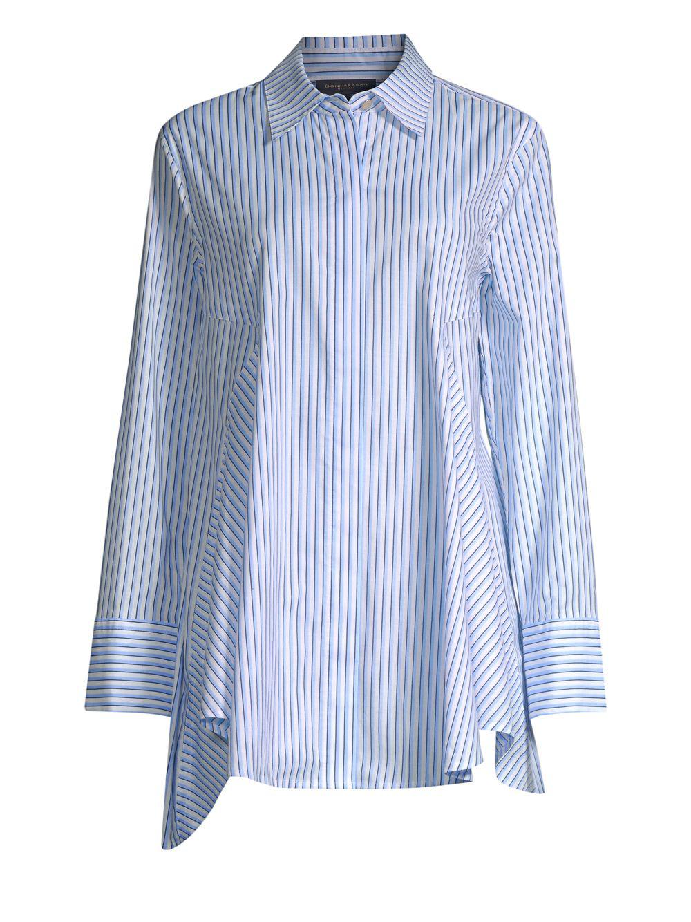 high low button down shirt
