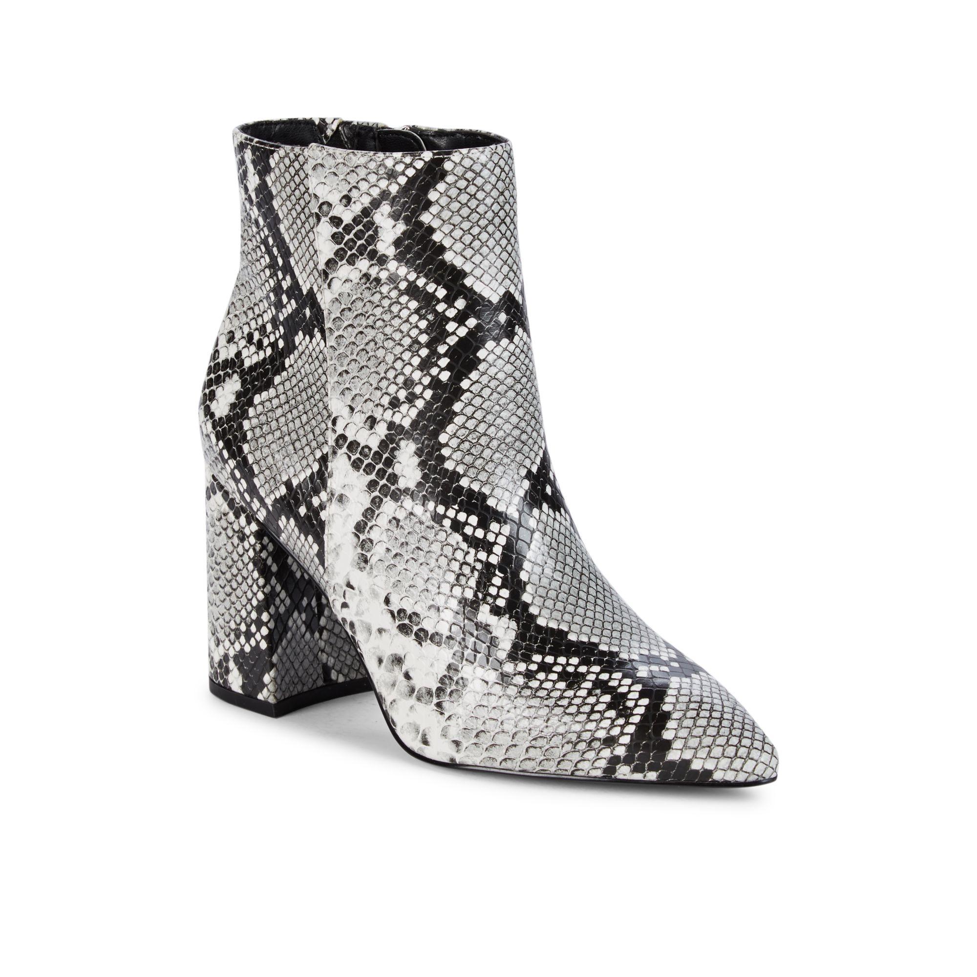 charles david snakeskin boots