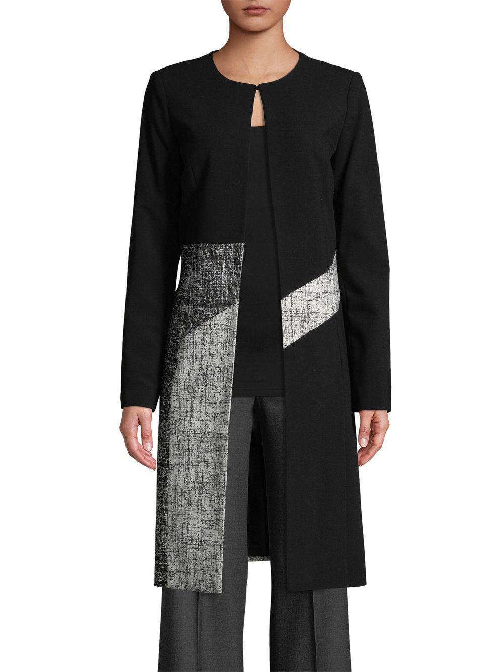 Calvin Klein Synthetic Colorblock Topper Jacket in Black - Lyst