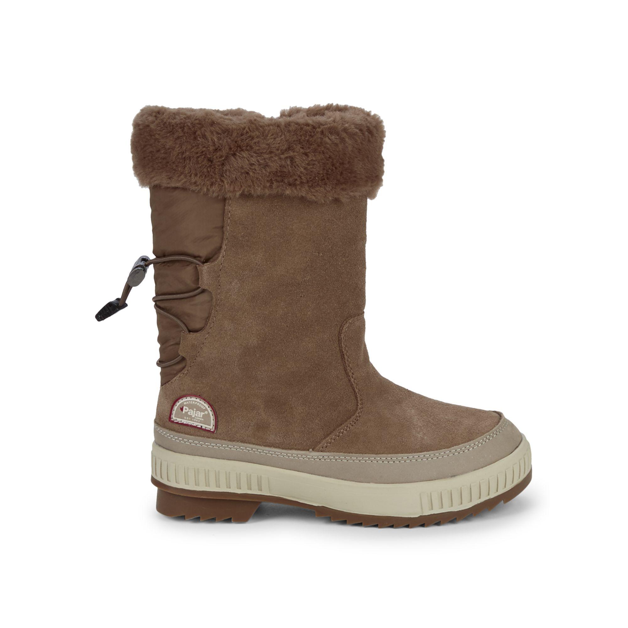 faux fur platform boots