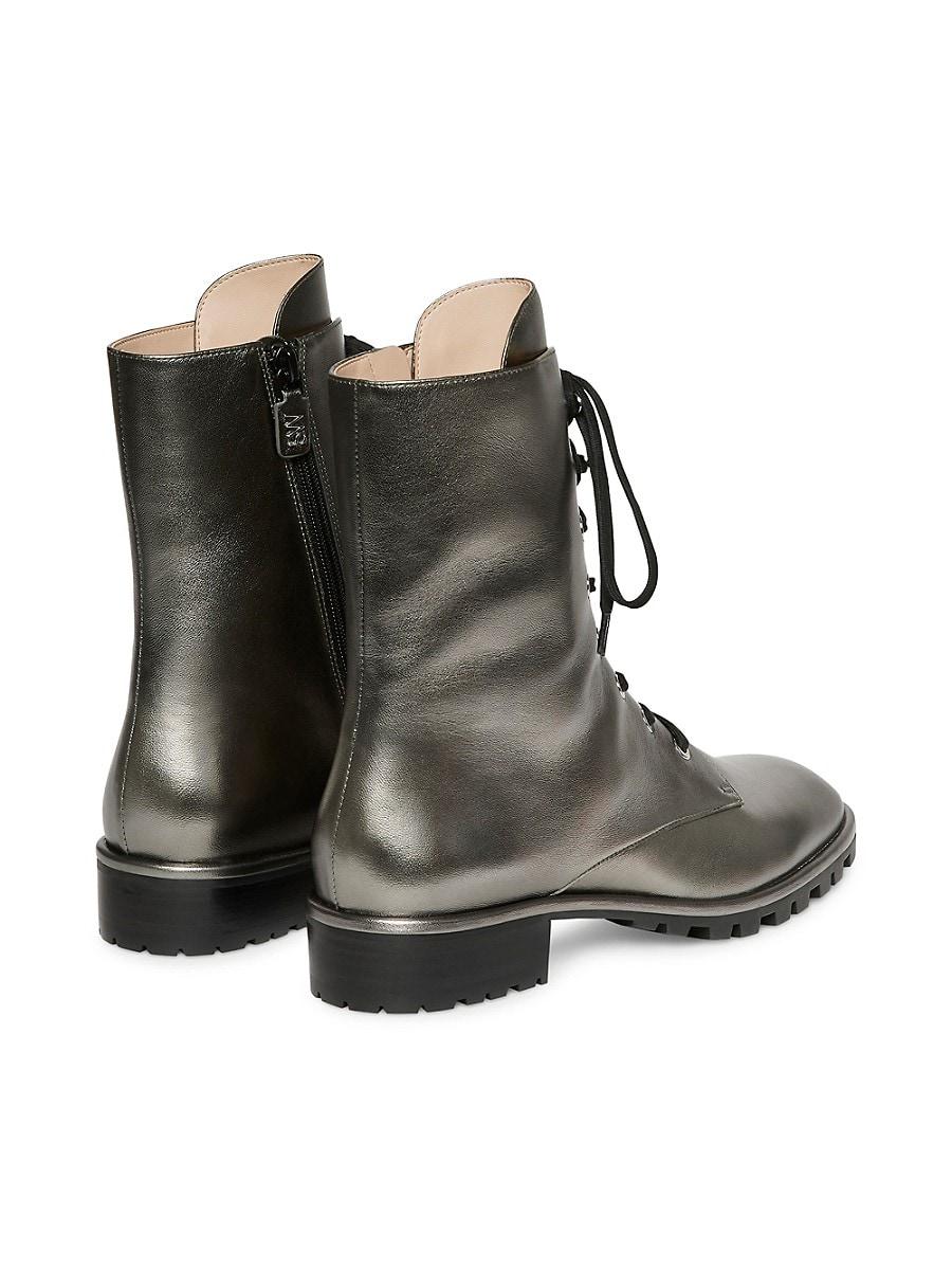 Stuart weitzman metallic boots sale