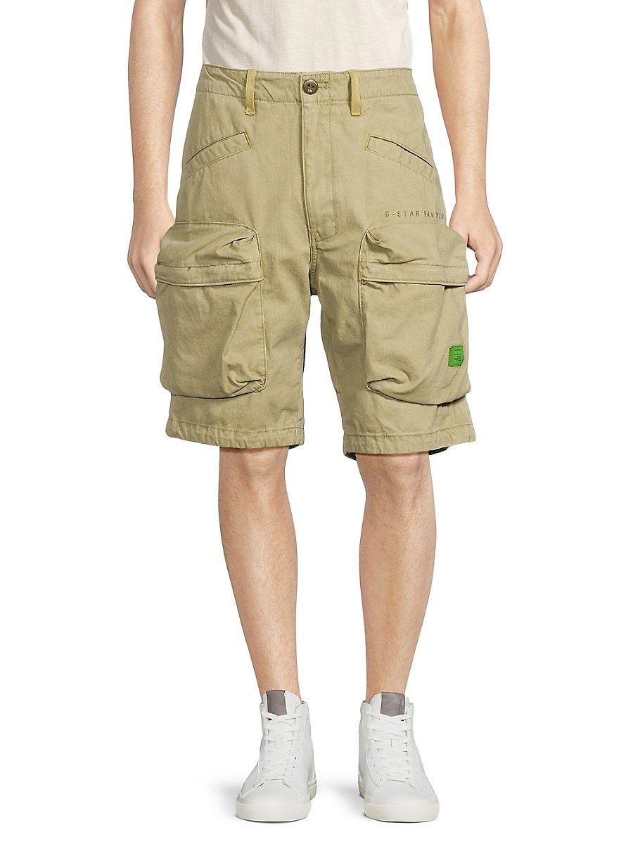 G-Star RAW Relaxed Cargo Shorts in Green for Men | Lyst