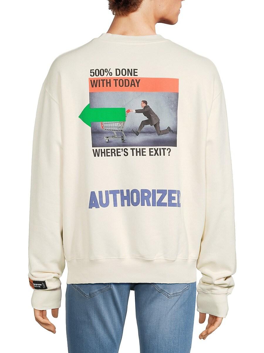 Heron Preston Offroad Crewneck スウェット Heron Preston Off Road Print Sweatshirt In Black | ModeSens