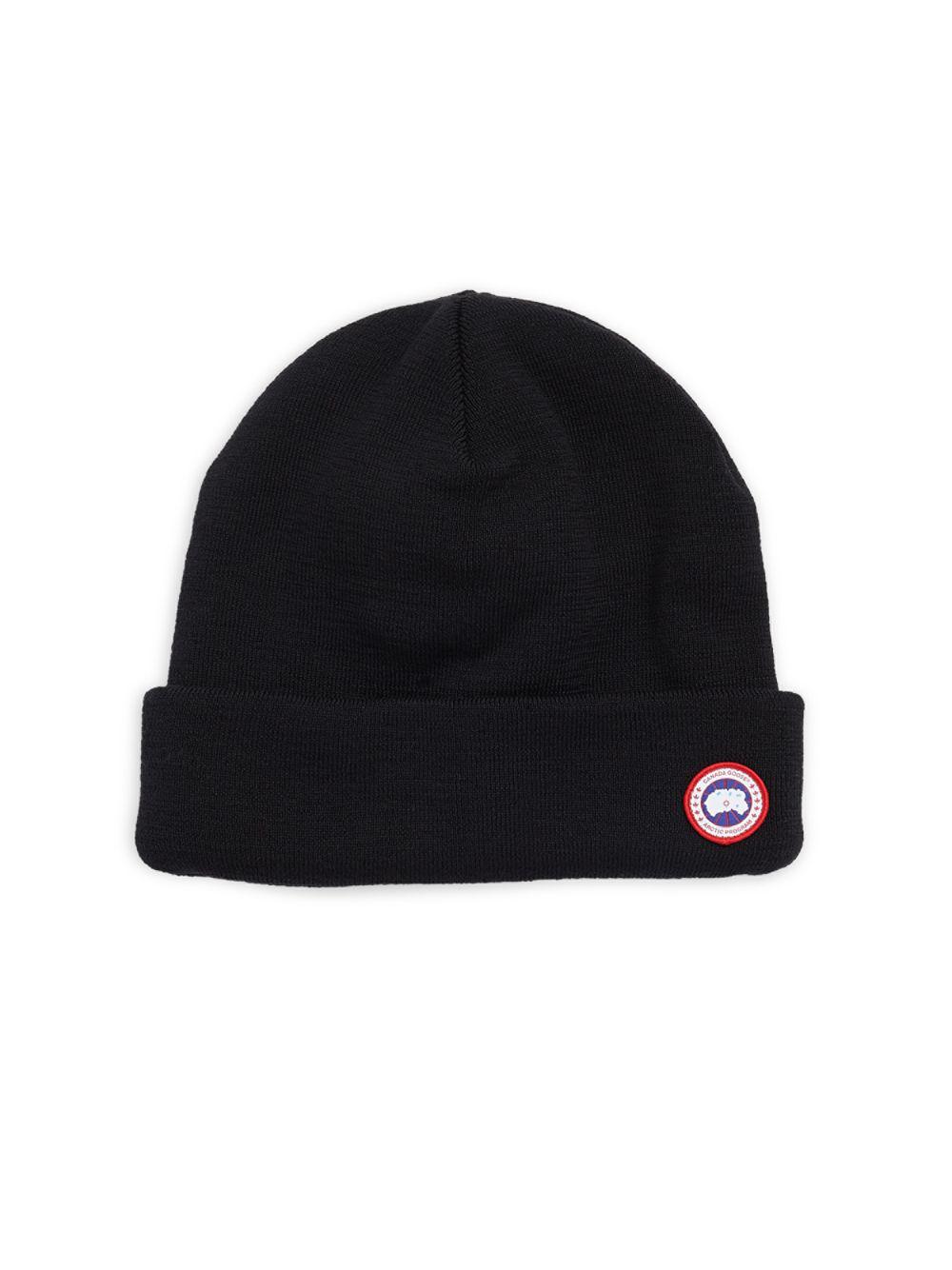 Lyst Canada Goose Four Layered Wool Beanie in Black for Men