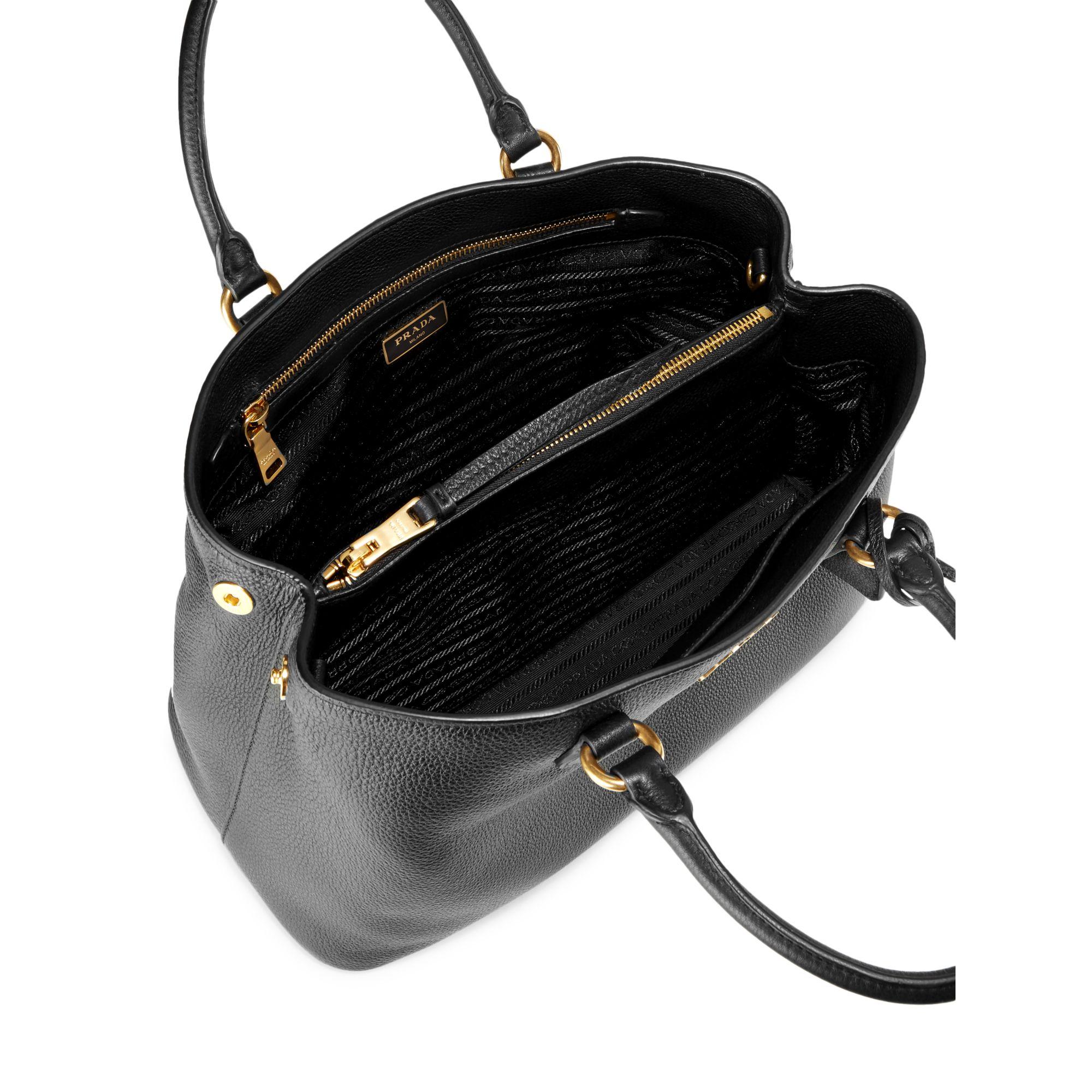 prada phenix pebbled leather satchel