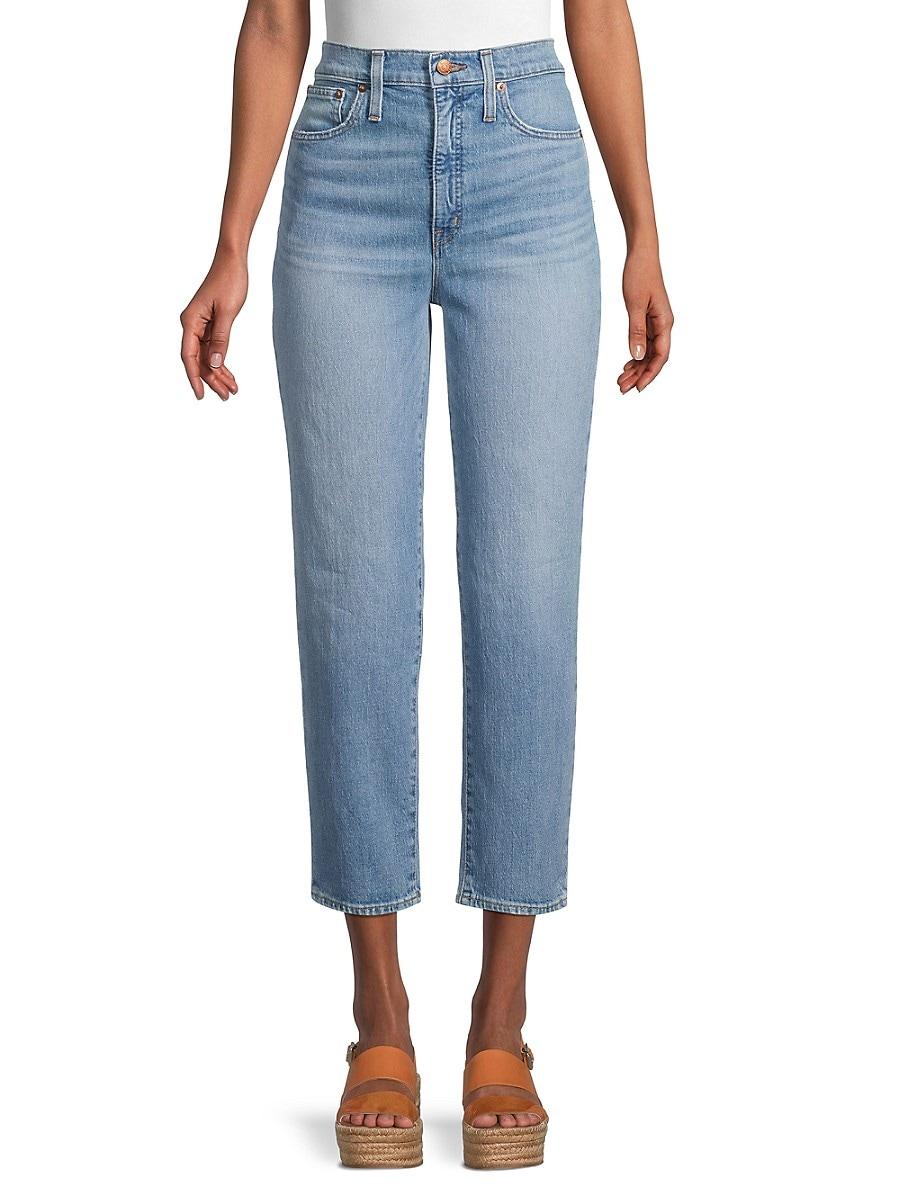 Madewell Denim Classic Straight Cropped 