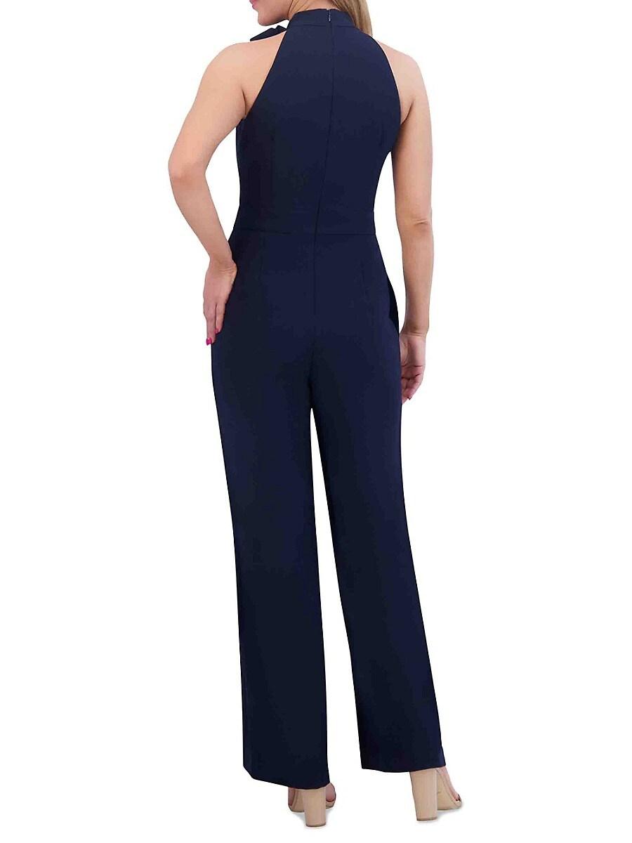 Vince Camuto Tie Neck Jumpsuit in Green Lyst UK