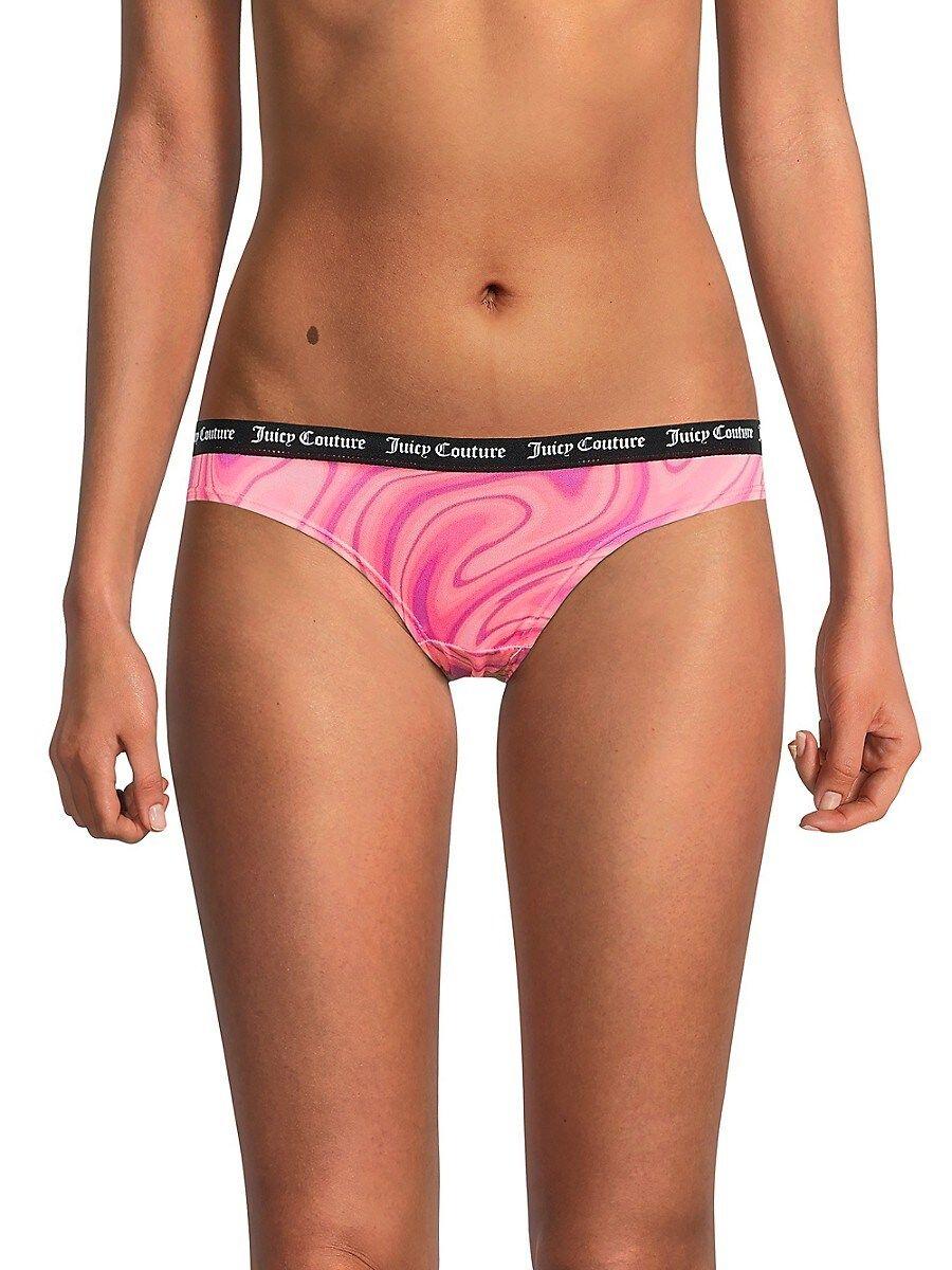 Juicy Couture 5-pack Logo Bikini Panties in Pink