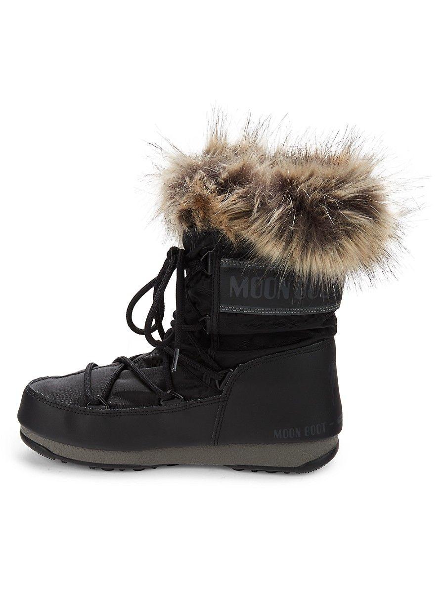 moon boot monaco black