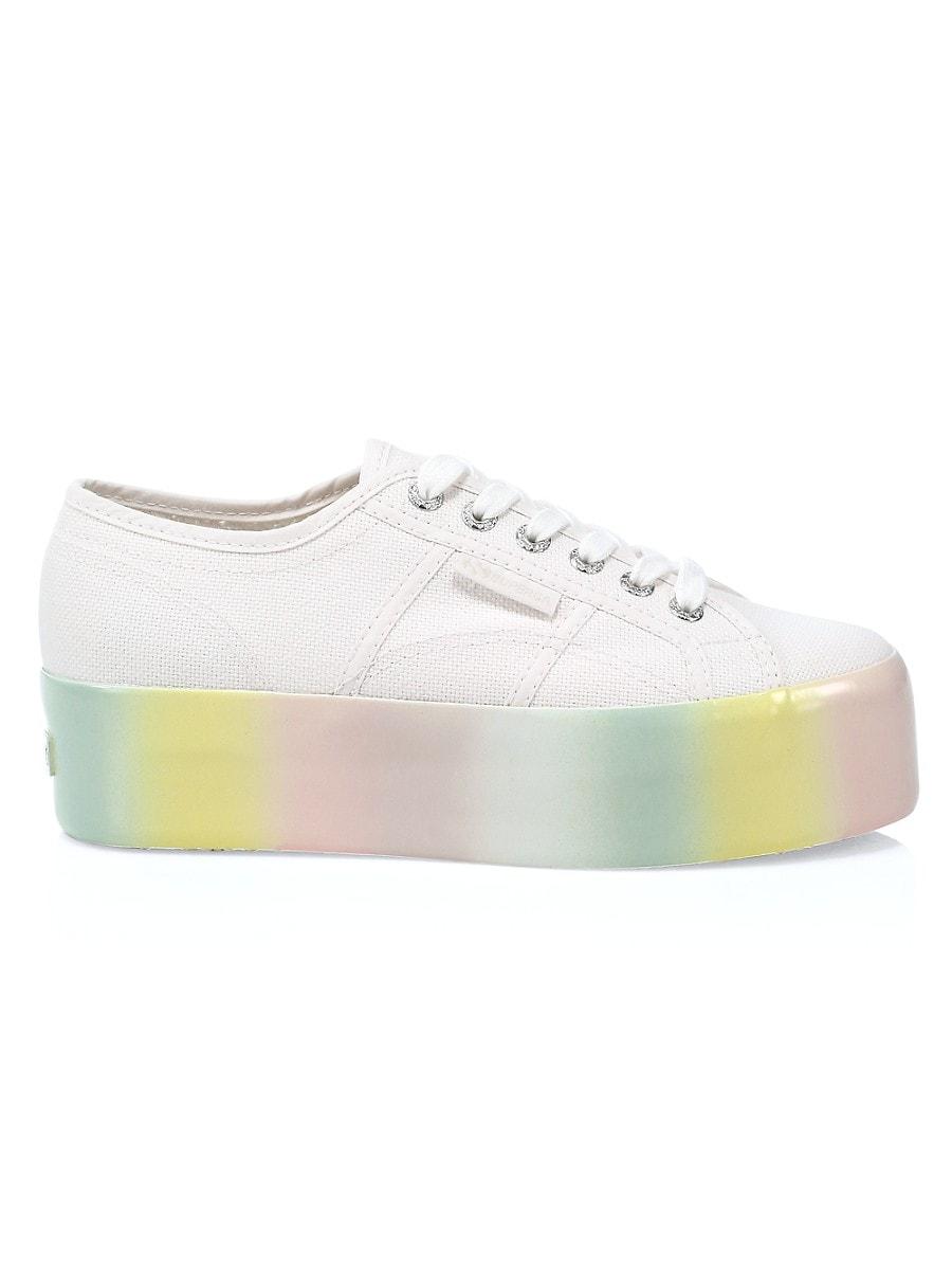 superga canvas platform sneakers