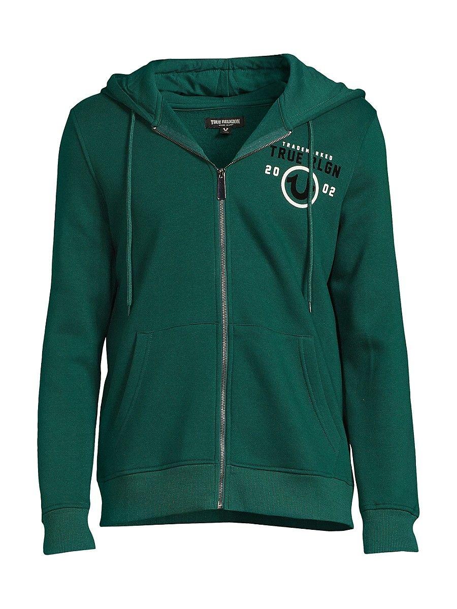 Green true deals religion hoodie