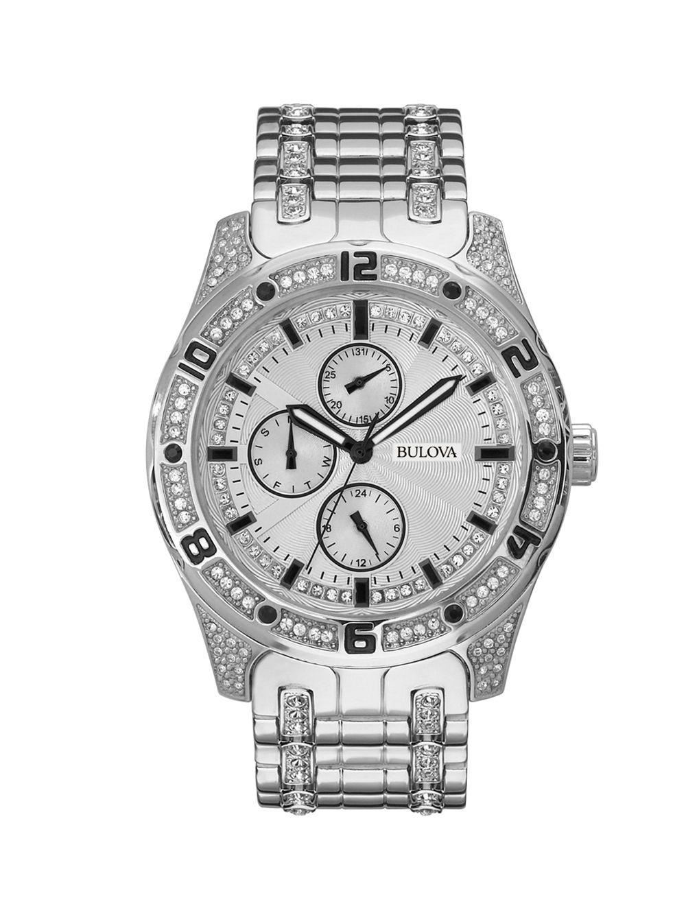 bulova crystal watch