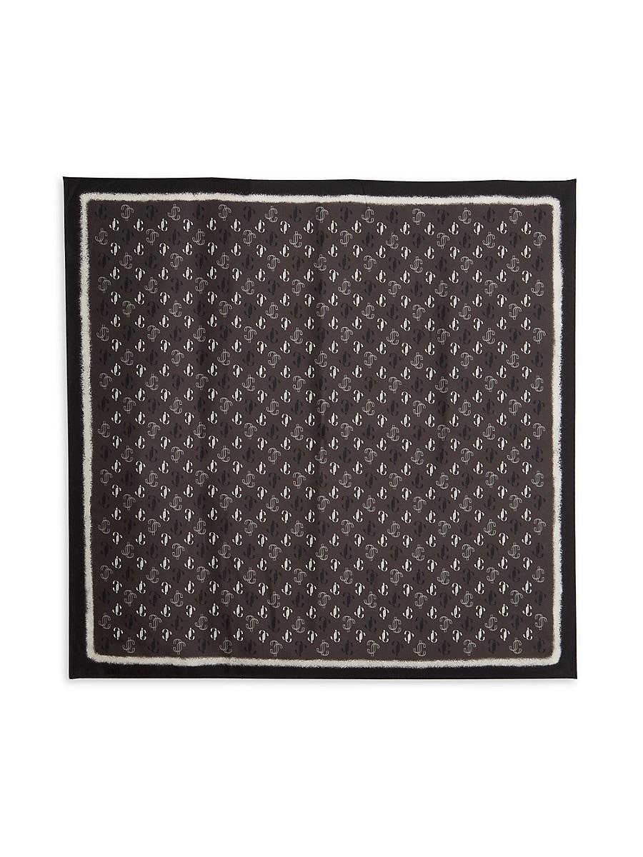 Jimmy Choo  モノグラムシルクスカーフ Jimmy Choo Scarves and mufflers for Women | Online Sale up