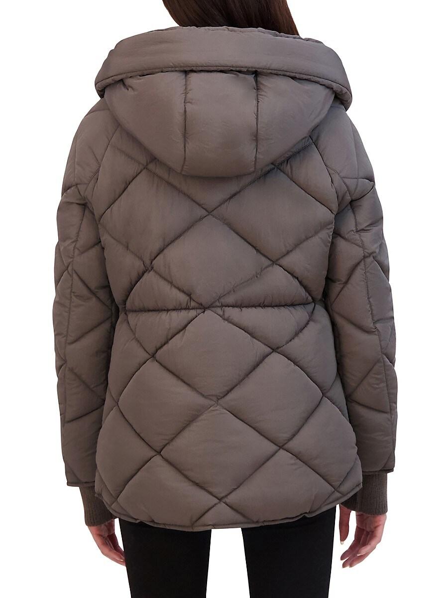 Kenneth cole petite puffer coat sale