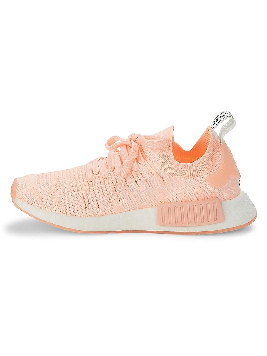 adidas Nmd R1 Knit Sock Trainers in Peach (Pink) | Lyst