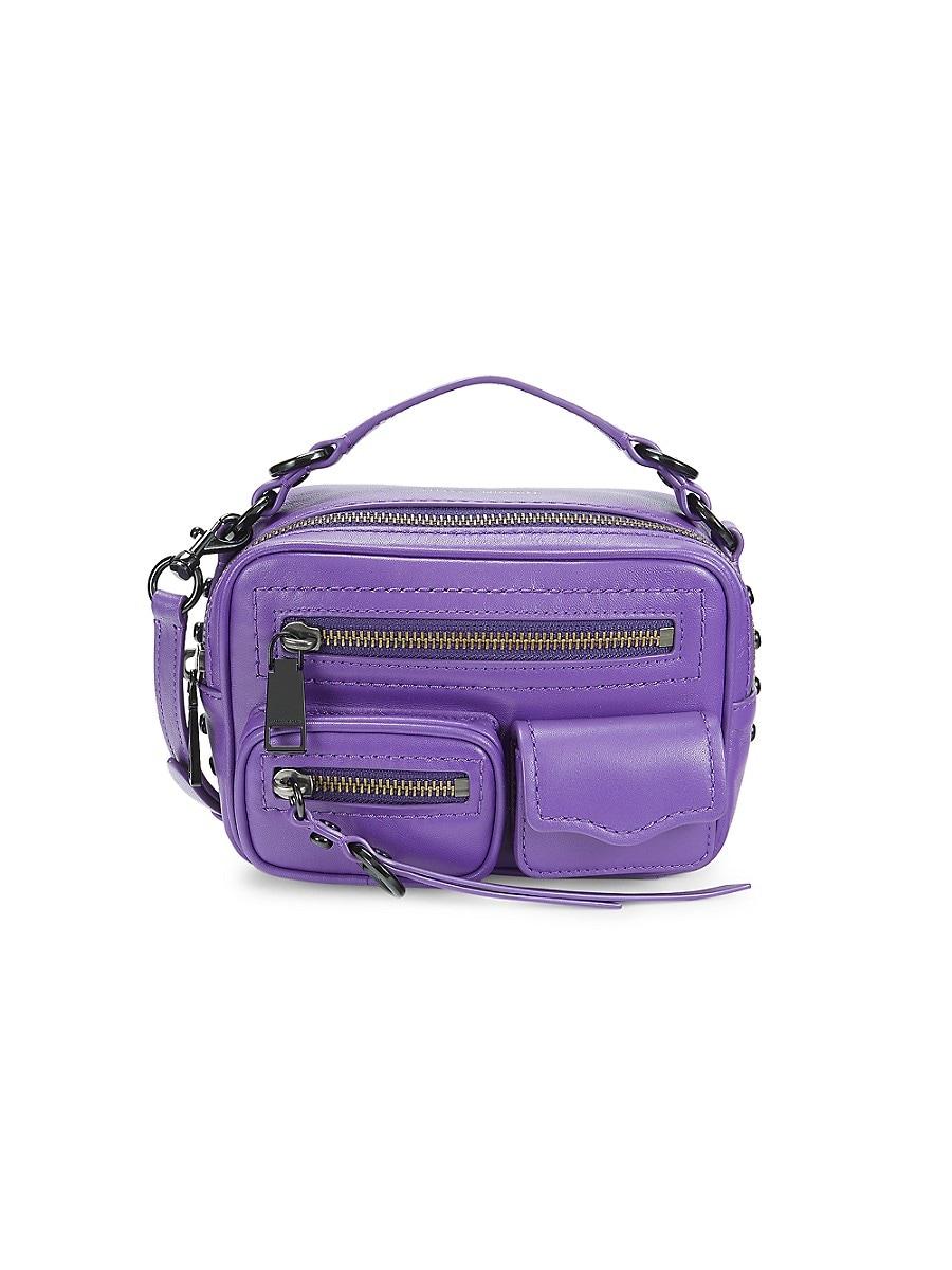 Rebecca minkoff purple bag outlet