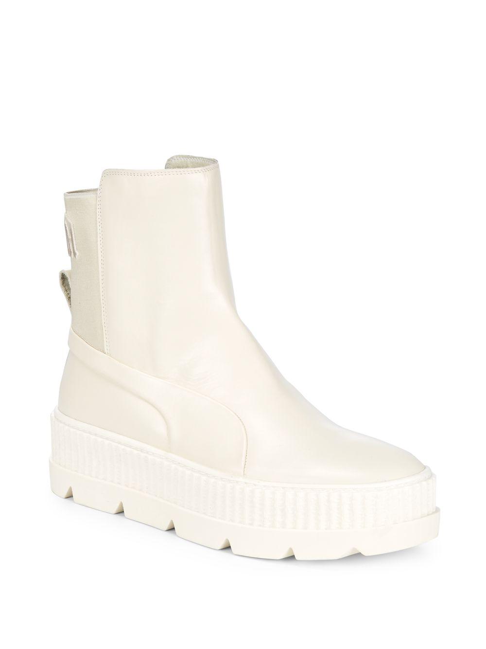 puma white boots