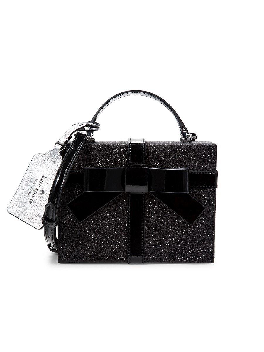 Kate Spade Gift Box Glitter Crossbody Bag in Black Lyst