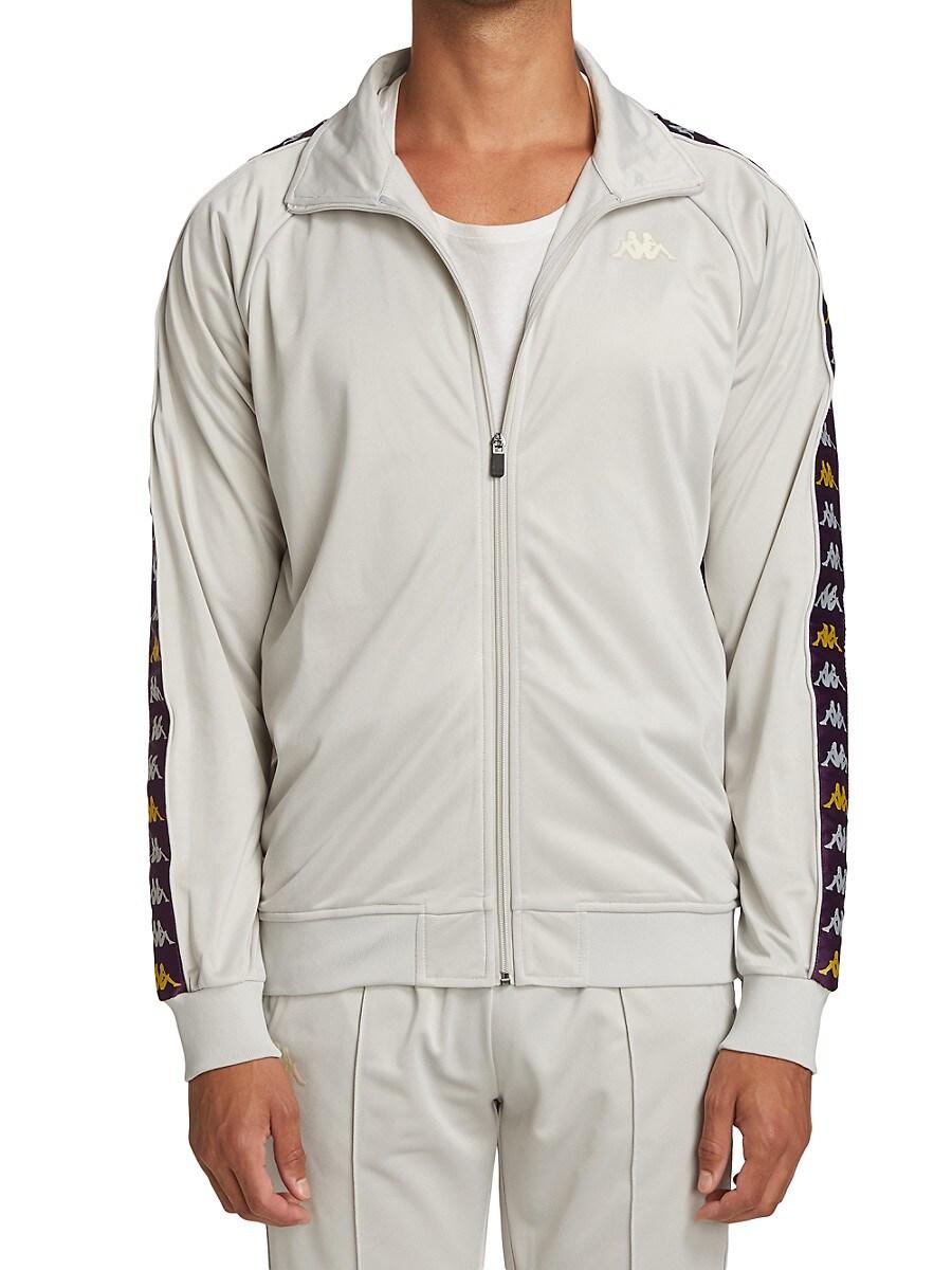 Kappa Synthetic Banda Zip-up Track Jacket in Grey (Gray) for Men | Lyst