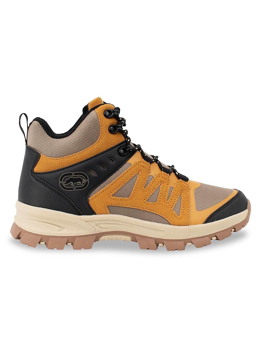 Marc Ecko Woven Hiking Boots in Brown for Men | Lyst UK