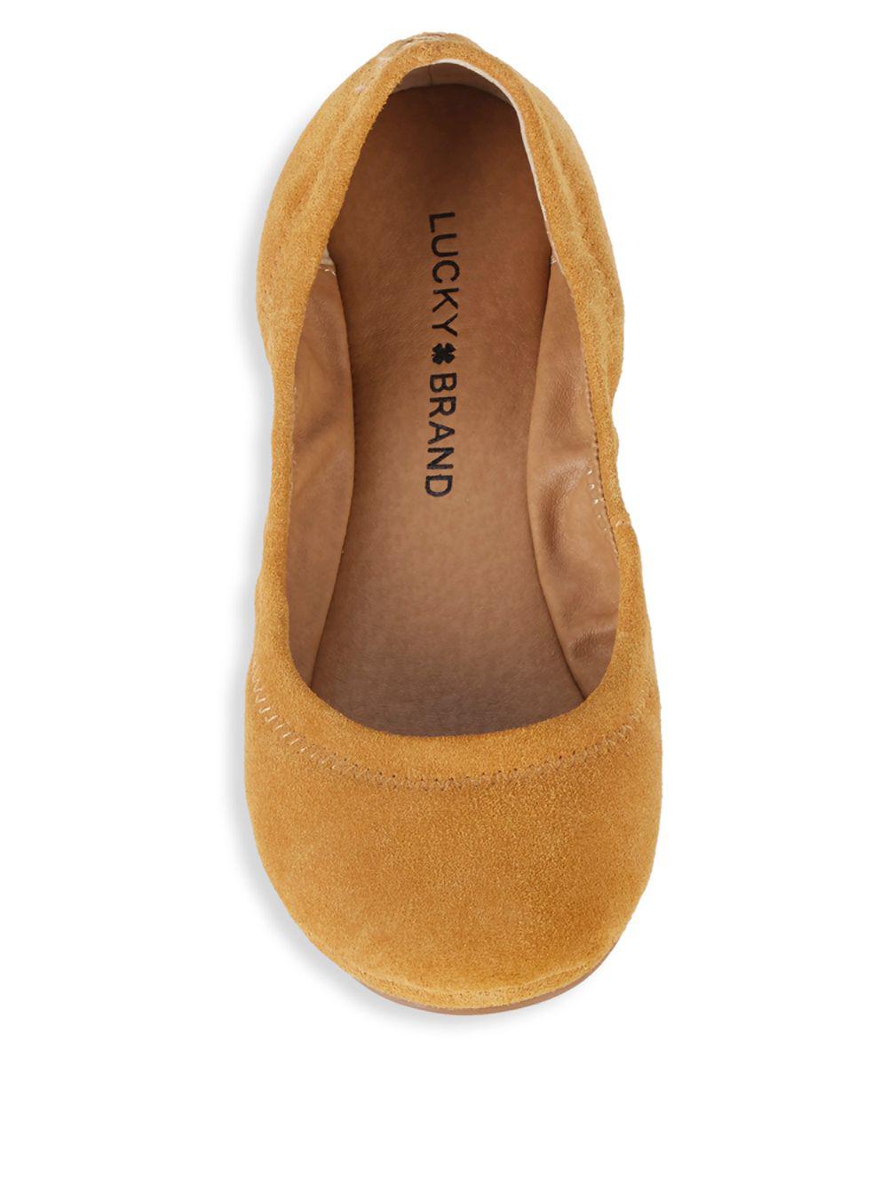 lucky brand yellow flats