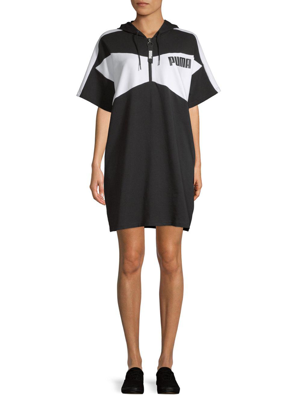 PUMA Cotton Archive Hooded Dress in 
